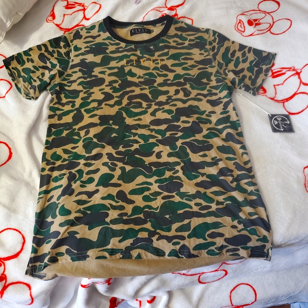NWT Civil Regime Camo T-Shirt